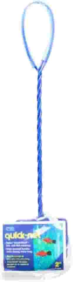 Penn-Plax QN2 Quick Net para peixes – 5 cm x 4,5 cm | Forte e durável | Mova com segurança e facilidade peixe, azul, tamanho único