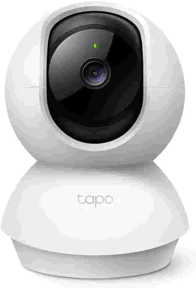 TP-Link-Tapo C200, Camera de Segurança Wi-Fi 360º, 1080p Full HD, Visão Noturna, Audio de duas vias, Detecção de Movimentos, Trabalha com Alexa, 512G de Armazenamento Local, Armazenamento na Nuvem