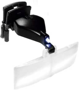 Lupa De Pala Cabeça Vision Eye Estek Estética 3 Aumentos