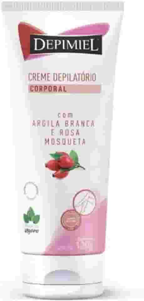 Depimiel - Cremoso Depilatorio Depimiel 120G Corporal Argila Branca/Rosa Mosqueta