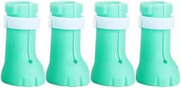 Sapatos Para Pet Bota Antiderrapante Anti Arranhão Cachorro E Gato Protetor De Patas Sapatinhos Silicone Ajustáveis Botinhas Cães E Pets