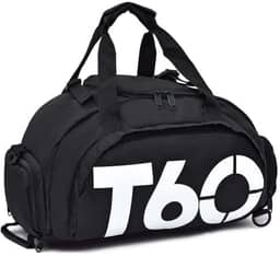 Mochila T6 Bolsa 3 em 1 Mala Esportiva Unissex de Grande Capacidade para Viagem Academia Esportes
