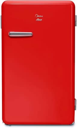 Frigobar Retrô, 95L, Vermelho Rubi, 110V, Midea, MRV10V1