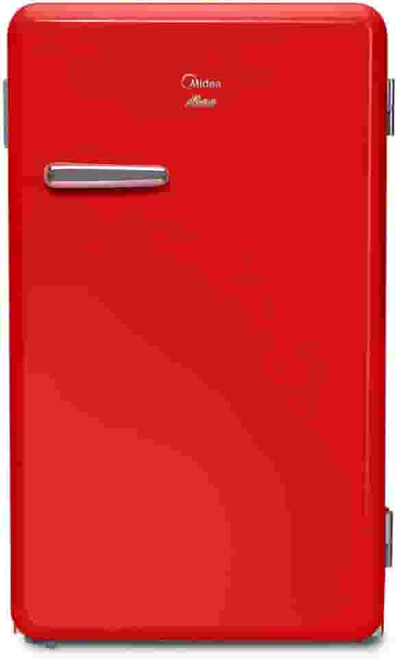 Frigobar Retrô, 95L, Vermelho Rubi, 110V, Midea, MRV10V1