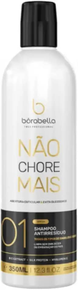 BORABELLA Shampoo Antirresíduo Não Chore Mais Borabella 350Ml