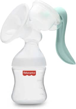 Bomba de Leite Materno Manual Branco e Verde 130ml Fisher Price - BB321