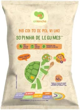 Biscoito de Polvilho Sopinha de Legumes Vegano Crilancha 40g