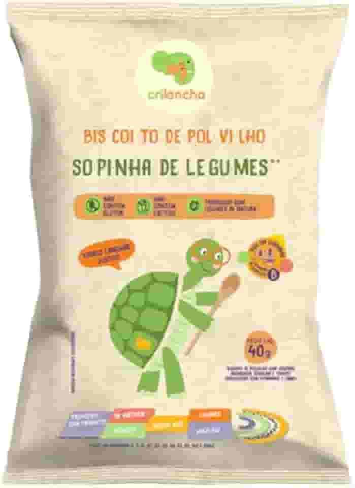 Biscoito de Polvilho Sopinha de Legumes Vegano Crilancha 40g