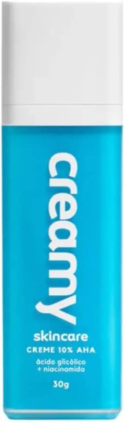 Creamy Creme Renovador Ácido Glicólico 30g | Melhora a Textura da Pele | Previne e Corrige Linhas Finas | Reduz Poros Dilatados | Hidratação Profunda | Controla o Brilho e a Oleosidade | Para Todos os Tipos de Pele
