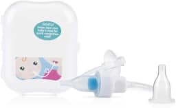 Nuby Aspirador Nasal Com Filtro E Estojo Transparente