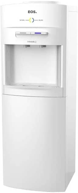 Bebedouro de Coluna para Garrafão Compacto Eos Mineralle Compressor Branco Ebc05bc 220v