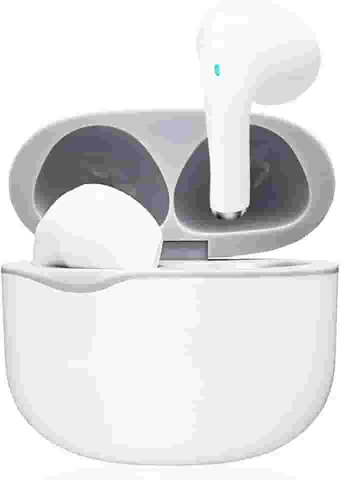 Fone De Ouvido Sem Fio Bluetooth 5.3 Compatível Todos Celulares Com Microfone e Redução de Ruído Wireless Academia Corrida Musicas Graves Potentes Controle Touch Linha Premium FNBT-10