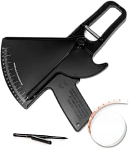 Adipômetro Clínico Profissional Avaliação Física + Trena + Lápis