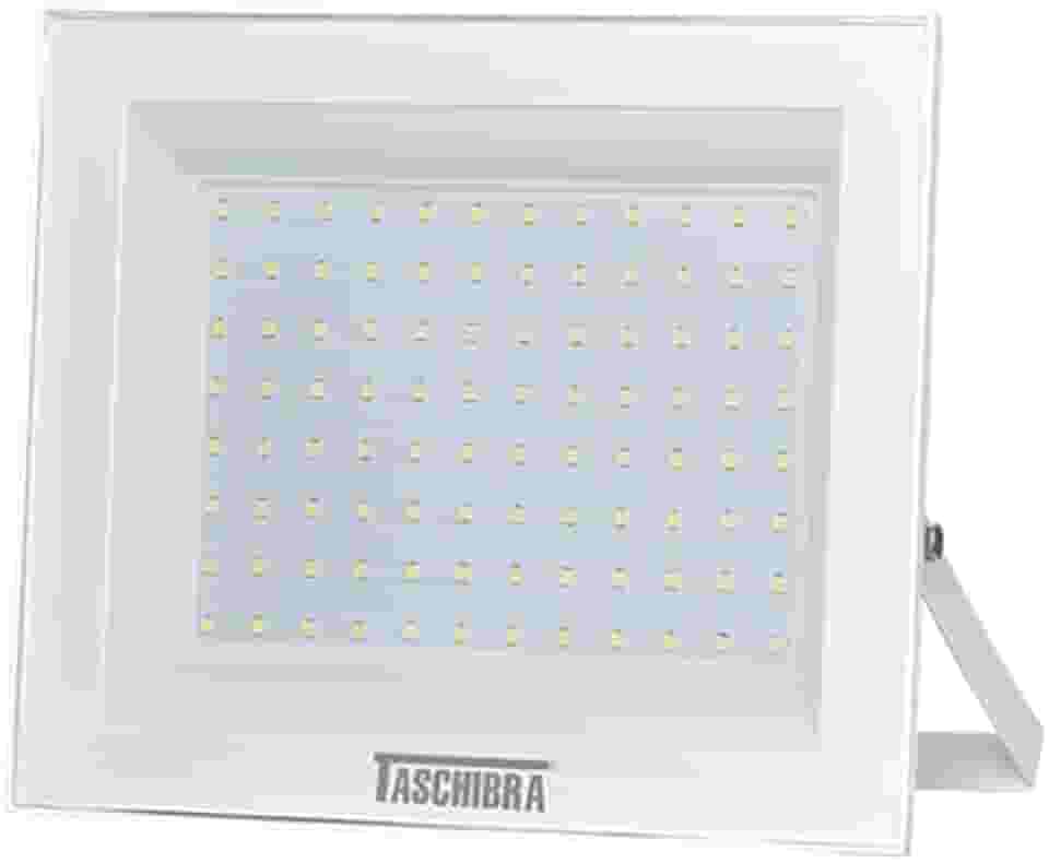 Refletor Led 100w Luz Branca 6500k Taschibra Branco