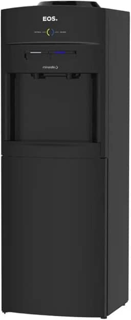 Bebedouro de Coluna para Garrafão Compacto Eos Mineralle Compressor Preto Ebc05pc 220v