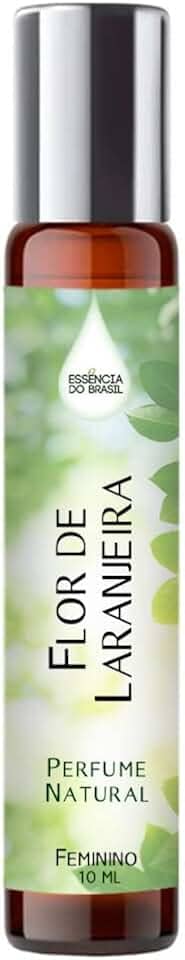 Essência do Brasil Perfume Feminino Flor de Laranjeira Natural 10ml Roll On