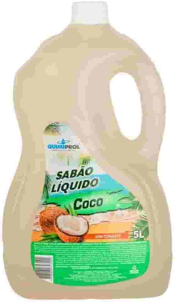 Sabão Líquido Lava Roupas Côco Para Roupas Delicadas 5 Litros