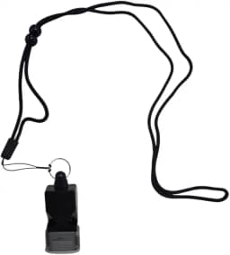 Apito Profissional Árbitro Juiz Com Cordão Potente 120dbs