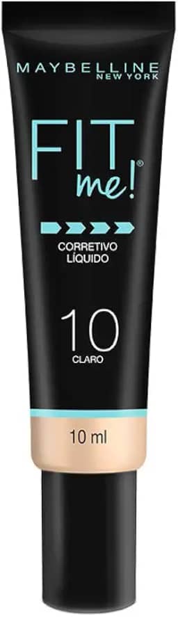 Maybelline NY Corretivo Líquido Efeito Matificador Fit Me 10 Claro, 10ml