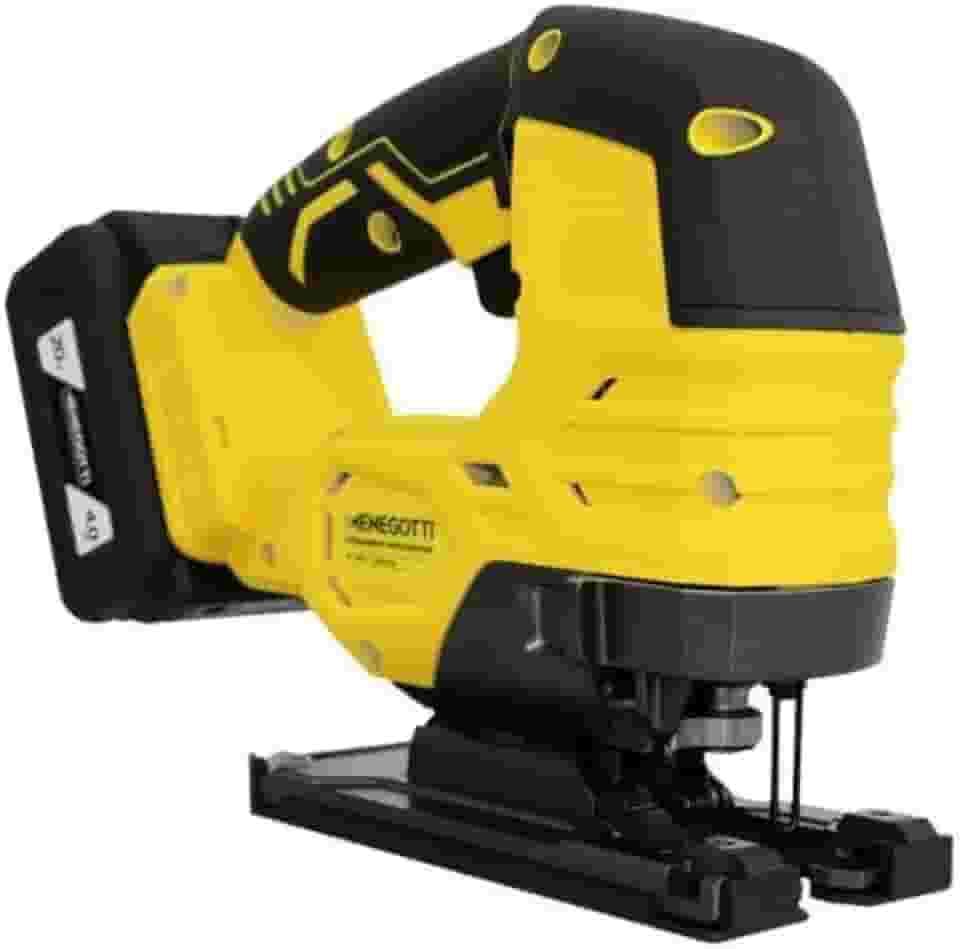 Serra Tico-Tico a Bateria Menegotti MSI-20 | 20V Intercambiável, Ação Pendular 4 Posições, LED, Velocidade Variável, Com Bateria e Carregador | Bivolt