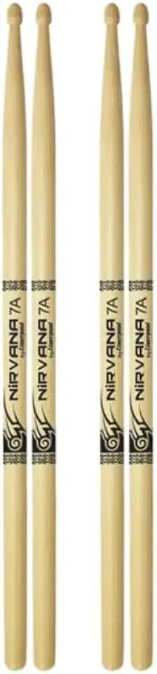 Baqueta 7A Nirvana Ecobio Madeira Liverpool Kit com dois pares
