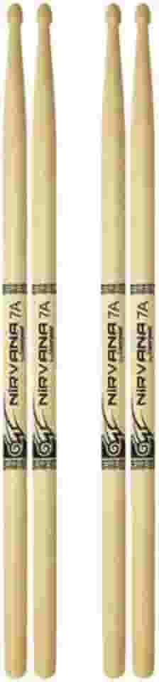 Baqueta 7A Nirvana Ecobio Madeira Liverpool Kit com dois pares