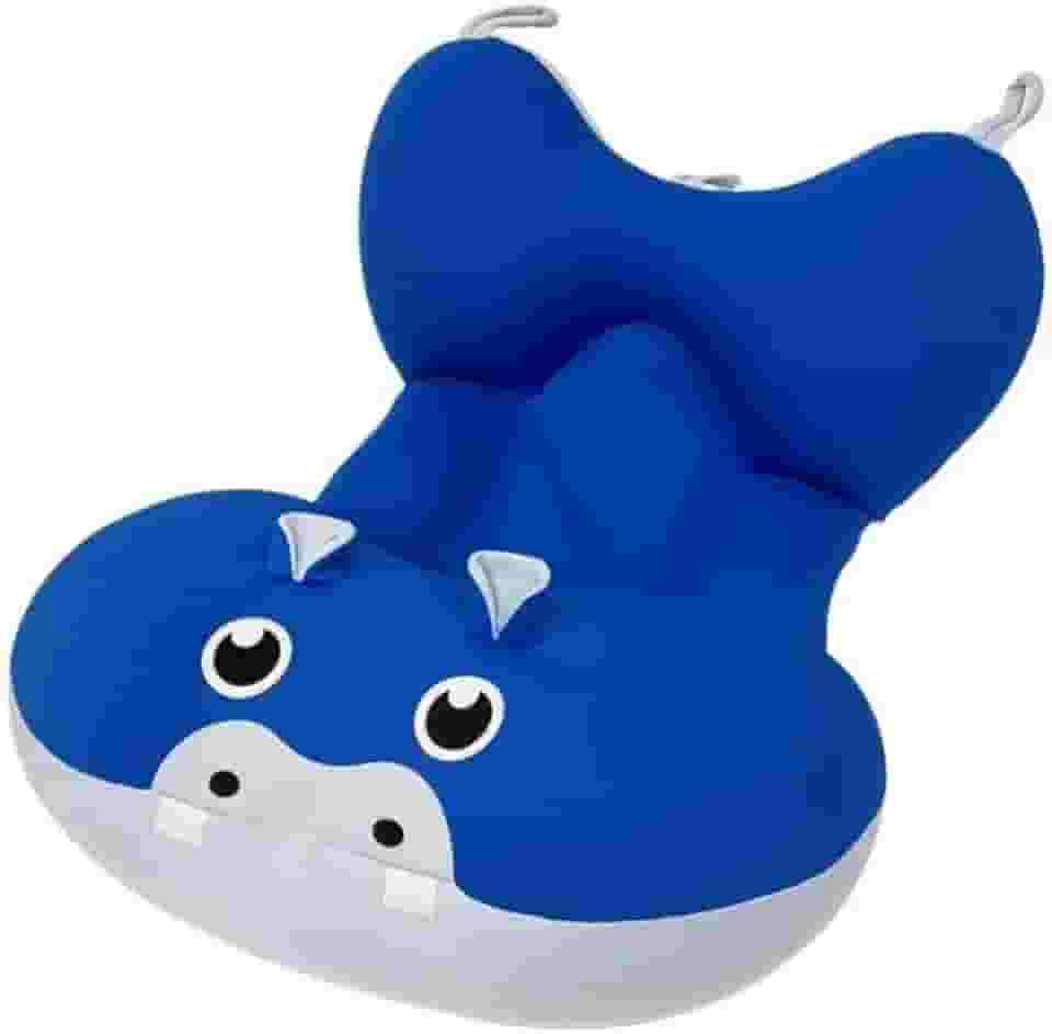 Baby Pil Almofada De Banho Hipopótamo Luca Azul