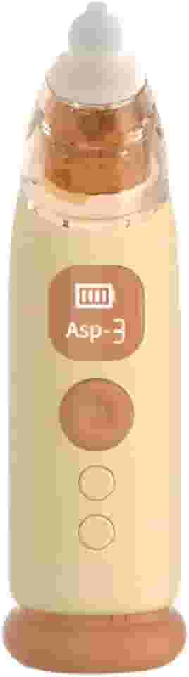 Sugador Aspirador Nasal Elétrico Recarregável 3 Modos Bebê Criança (Bege)