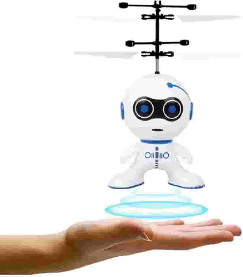 Mini Drone Voador - Robô Helicóptero Voador Infravermelho Brinquedo Luzes LED Recarregavél