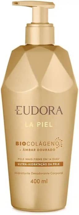 Eudora La Piel Âmbar Dourado Hidratante Desodorante 400ml