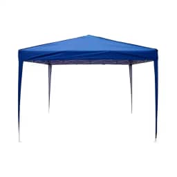 Tenda Gazebo Sanfonada 3x3 Articulada Retrátil, Barraca de Praia Desmontável com Bolsa, Gazebo Mor Impermeável para Camping, Piscina e Jardim