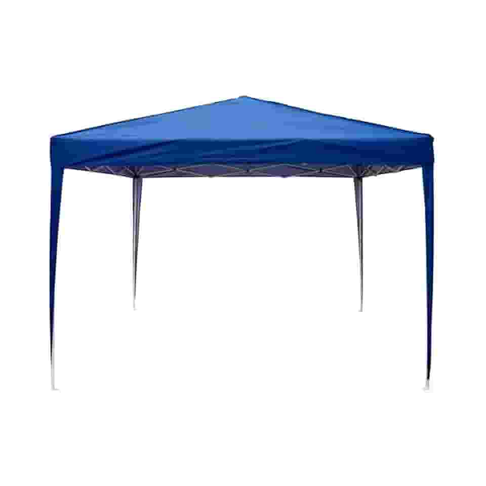 Tenda Gazebo Sanfonada 3x3 Articulada Retrátil, Barraca de Praia Desmontável com Bolsa, Gazebo Mor Impermeável para Camping, Piscina e Jardim