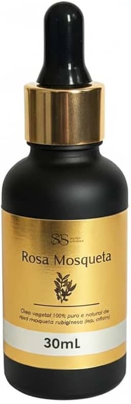 Óleo de Rosa Mosqueta Rubiginosa Chilena - 30 mL Importada Original