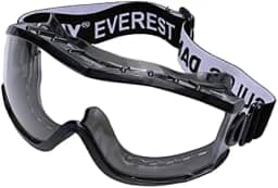 Óculos de Proteção EVEREST SteelPro Danny Ampla Visão Antiembaçante CA 19628