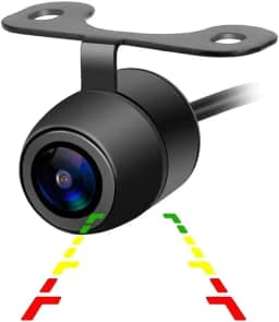 Câmera De Ré Universal Automotiva Borboleta Parachoque Com Visão Noturna Colorida Carro Caminhão Van