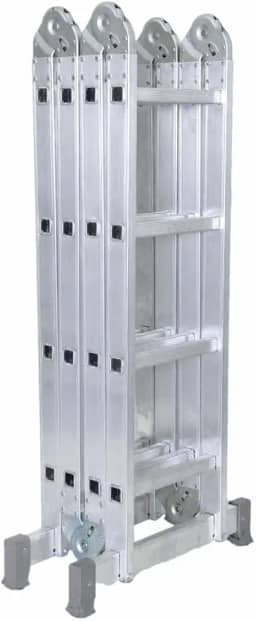 Escada Articulada 16 Degraus Alumínio 4x4 13 Posições Reisam