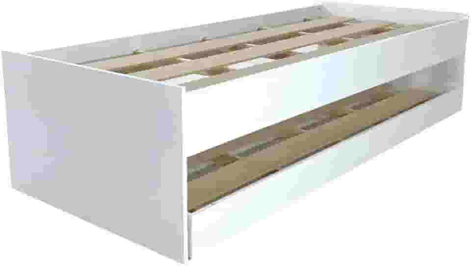 Cama Solteiro Bicama Ditália Cm-20 Cor:branco