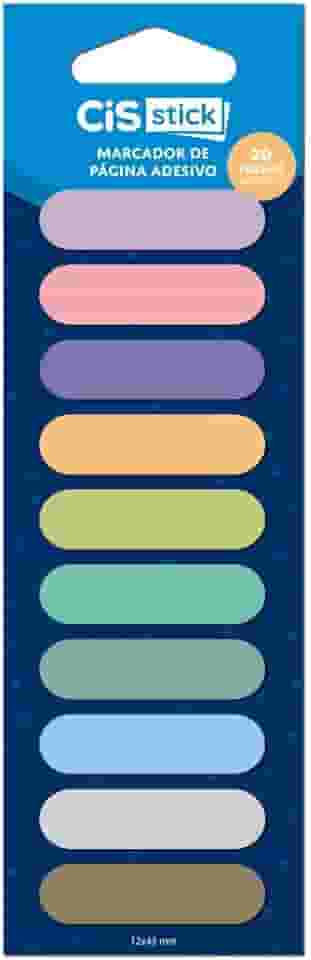 CIS Trend ST0200 Marcadores de Página 10 modelos 45x12mm - 20 folhas por bloco