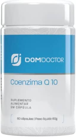 Coenzima Q10 200mg 60 Cápsulas Dom Doctor Suplemento Alimentar Sem Glúten Para Uso Diário