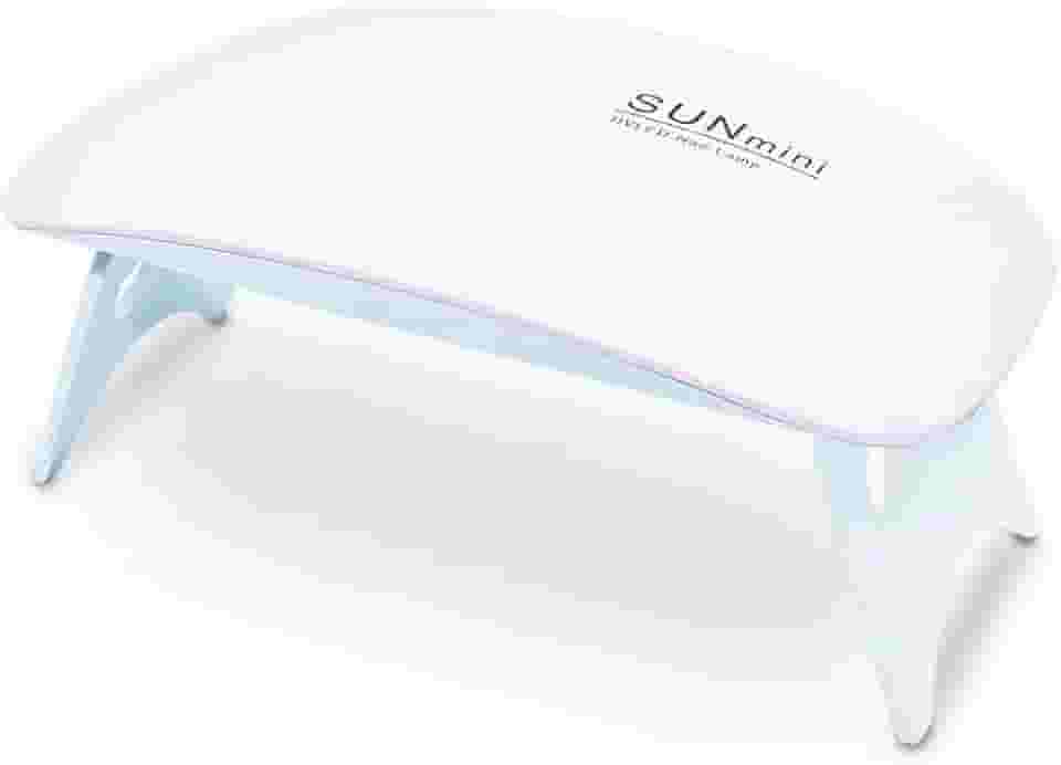 Mini Cabine Led/uv Sun Mini Portátil 6w Unhas Gel Branca Bivolt