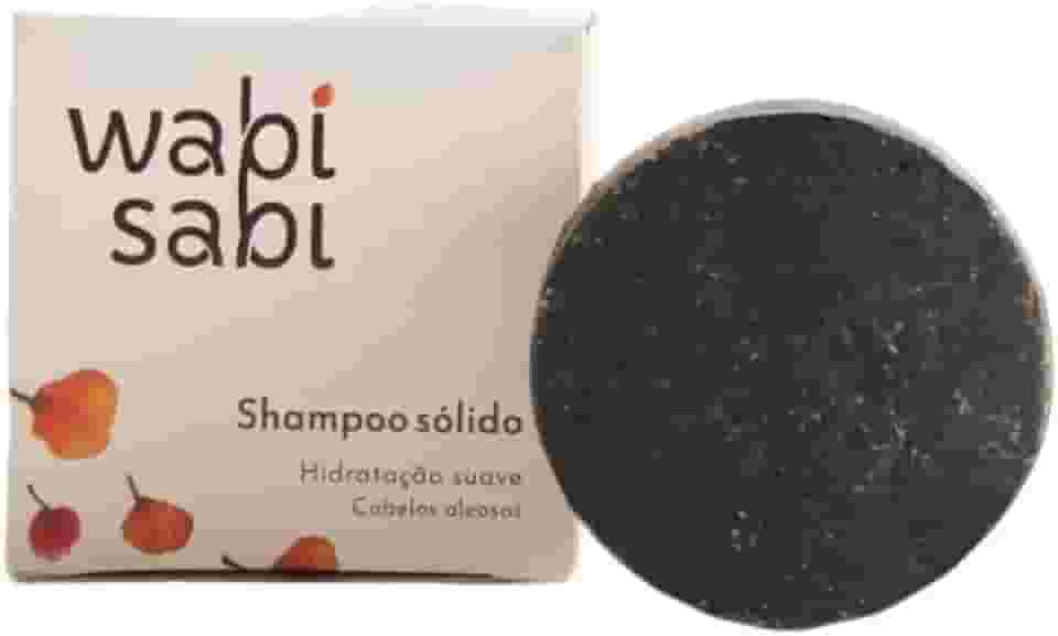 Wabi Sabi Shampoo em Barra Hidratação Suave para Cabelos Oleosos 70g