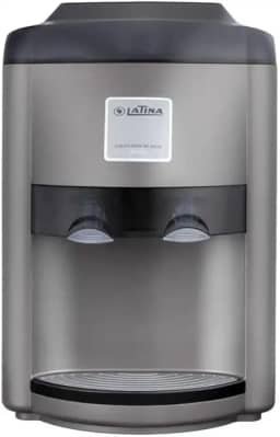 PURIFICADOR DE ÁGUA GELADA E QUENTE POR COMPRESSOR LATINA XPA375 TITANIUM BRANCO COM PRATA (Cinza, 127v)