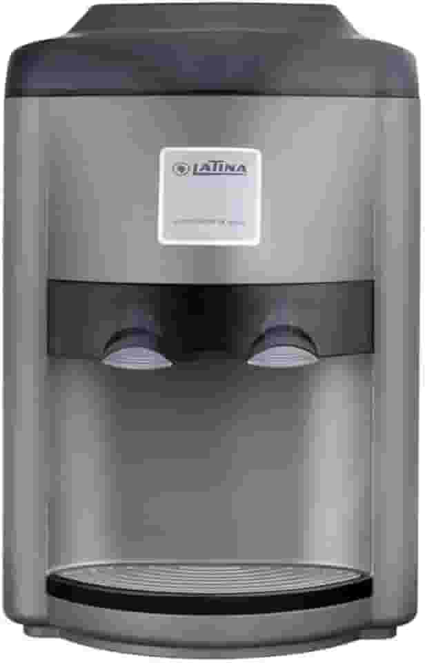 PURIFICADOR DE ÁGUA GELADA E QUENTE POR COMPRESSOR LATINA XPA375 TITANIUM BRANCO COM PRATA (Cinza, 127v)