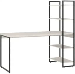 Compace Desing, Escrivaninha com Estante Alta 4 Prateleiras 1,50m Dynamica