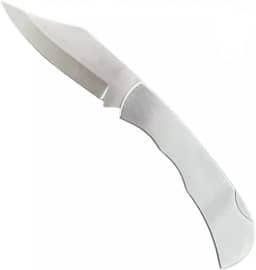 Canivete Aço Inox Tipo Zebu Americano Com Presilha Trava De Segurança Dobravel clip bolso cinto