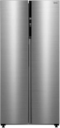 Refrigerador Side By Side 442L Inverter Cor Inox Conectada Midea MDRS598FGA042-220v