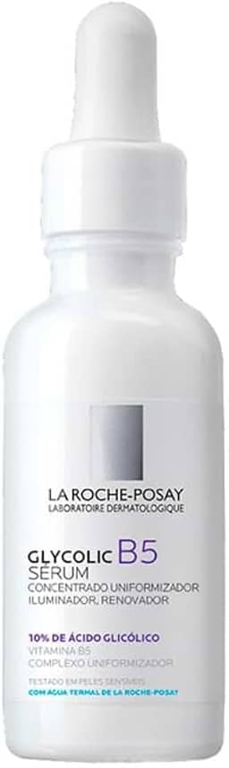 La Roche-Posay, Glycolic B5 Sérum Retexturizador e Renovador com 10% de Ácido Glicólico e Vitamina B5 30ML