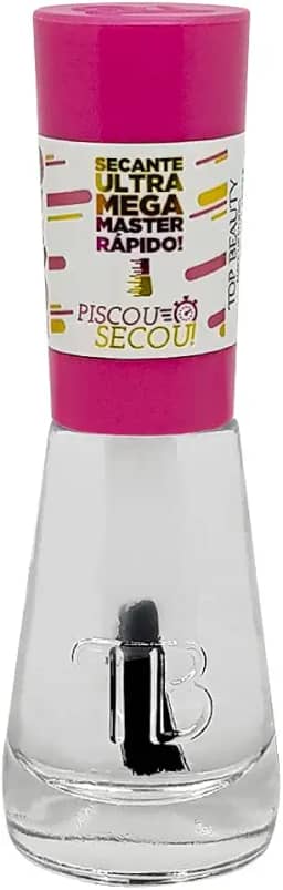 Ultra Piscou Secou Mega Rápido Top Beauty SOS Unha 9Ml, Top Beauty