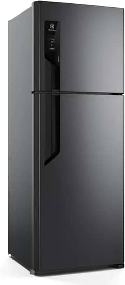 Geladeira Electrolux Frost Free 480L Efficient AutoSense Duplex Black Inox Look (TF71B) 220V