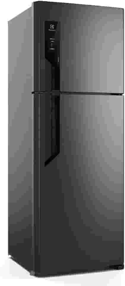Geladeira Electrolux Frost Free 480L Efficient AutoSense Duplex Black Inox Look (TF71B) 220V
